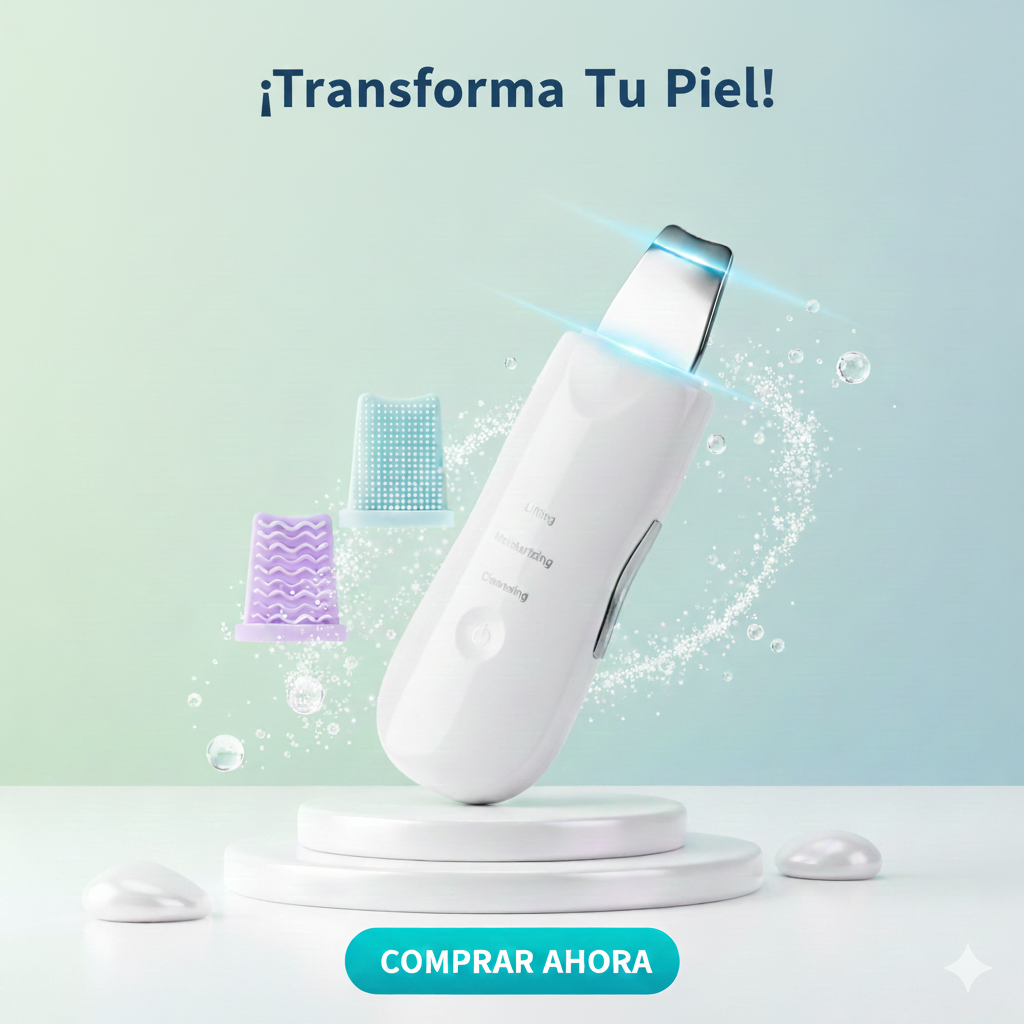 Limpiador Espátula Ultrasónica Facial