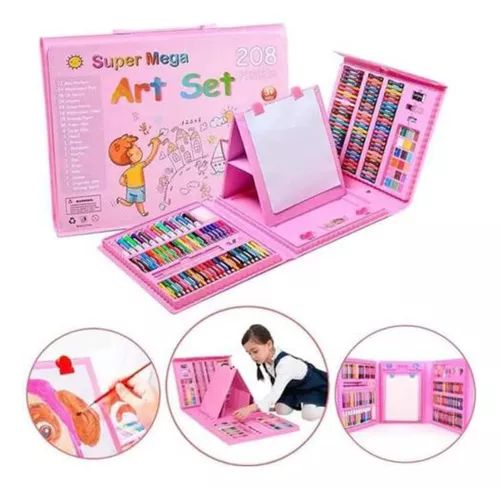 set de arte 208 piezas kit